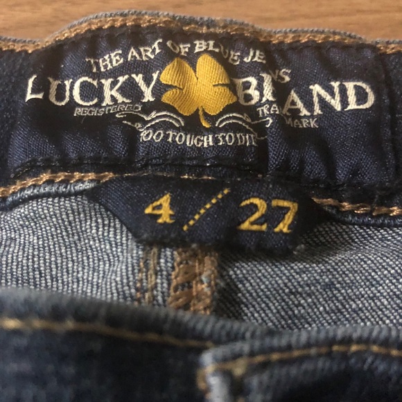LUCKY BRAND SWEET MID RISE CROP JEANS size 4 - Picture 3 of 9